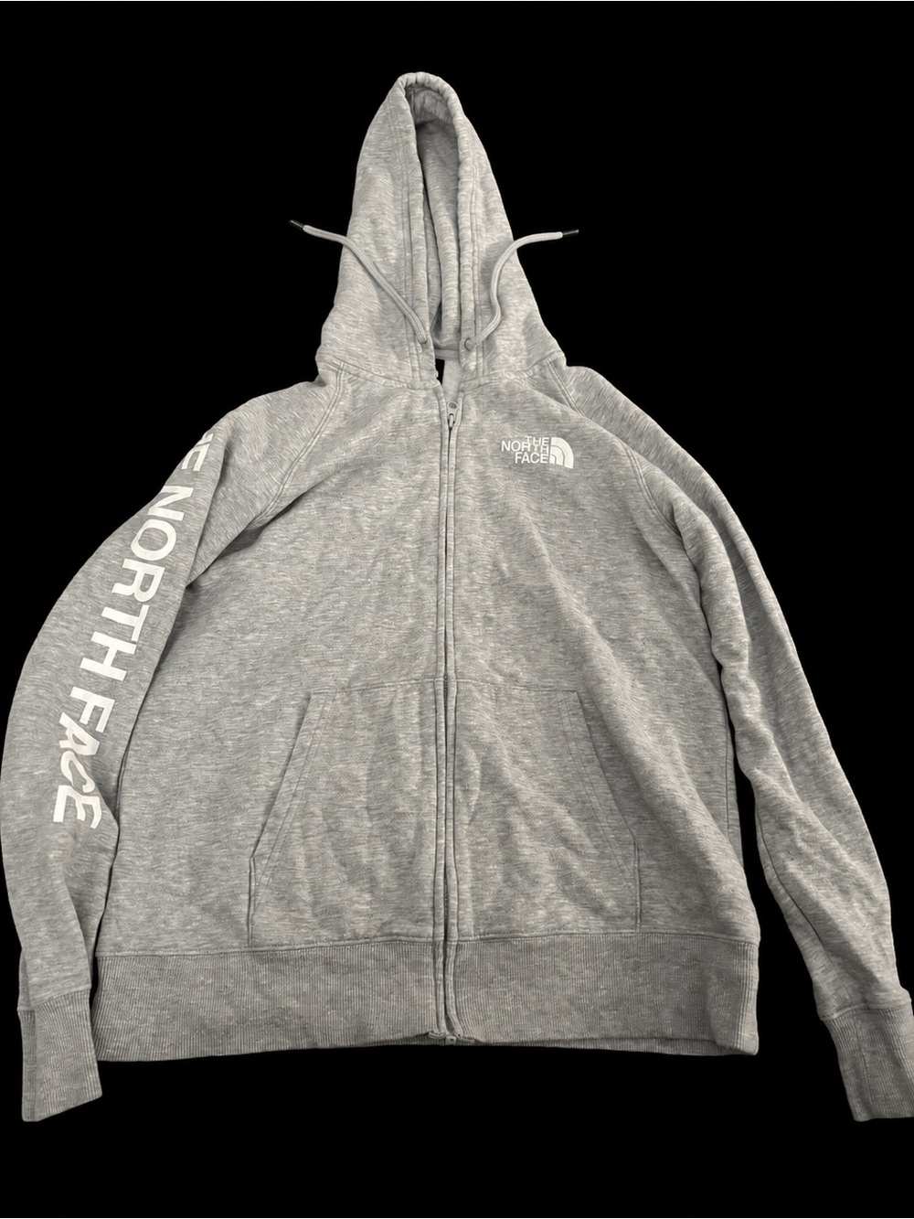 The North Face Women’s Gray Full-Zip Hoodie Jacket